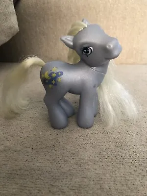 $17.95 • Buy My Little Pony G3 Moon Dancer Brushable Hair Blue Moon Stars Hasbro 2002