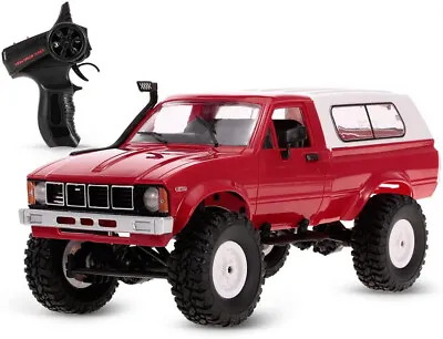 WPL RC Truck C24 1:16 4x4 4WD Scale Crawler Pickup Off Road RTR Car R/C Red • $74.99