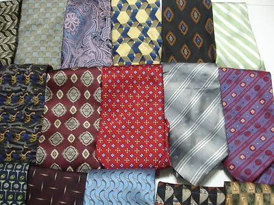 Men's DESIGNER Wholesale Silk Neck Ties Neckties Lot Of 25 Stripes Paisley Quilt • $29.95