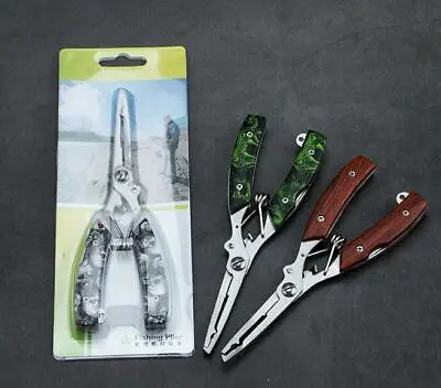 Multifunction Portable Fishing Pliers Stainless Steel Hook Fishing Fishing Gear • $9.99