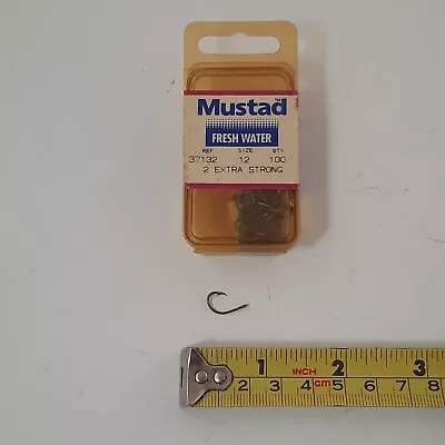 Box Of 75 Mustad #37132 Size 12 Fly Tying Egg Hooks Code 2 • $9.99