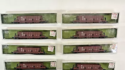 N Scale Postage Stamp Aurora At&sf Santa Fe Longitudinal Hopper Train Car Lot • $15.50