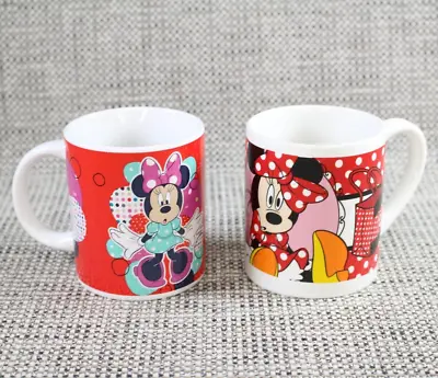 Set Of 2 Disney Minnie Mouse Mugs Red 200ml • £11.99