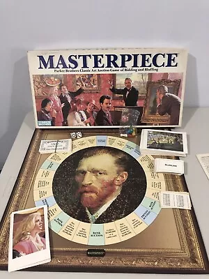 Parker Brothers 1987 MASTERPIECE Classic Art Auction & Bidding Game Complete • $44.95