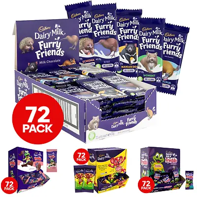 Bulk Lot 72 X Cadbury Dairy Milk Chocolate Freddo Frog Caramello Koala Choco Bar • $37.18