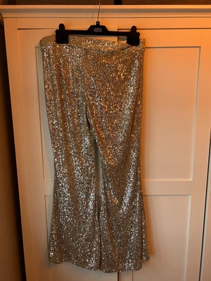 £9.99 • Buy Zara Sequin Trousers Size L Short