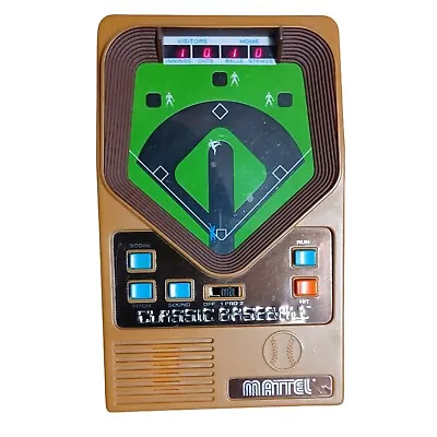 Mattel Electronic Baseball Video Game Hand Held Retro 2001 Vintage  • $21.83