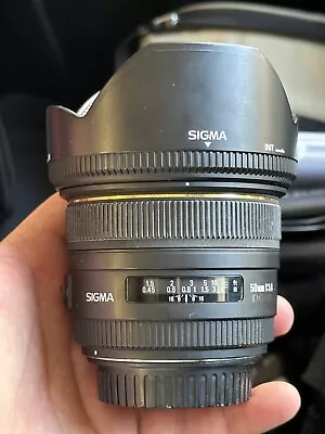 Sigma 50mm F/1.4 EX DG HSM Lens For Canon Digital SLR Cameras • $192.50