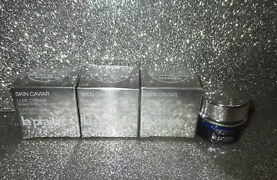 3 X La Prairie Skin Caviar Luxe Cream Remastered With Caviar Premier 0.17oz/5ml • $71.10