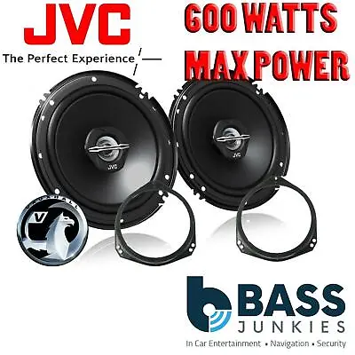 Vauxhall Insignia 2008 JVC 16cm 6.5 Inch 600 Watts 2 Way Rear Door Car Speakers • £36.95