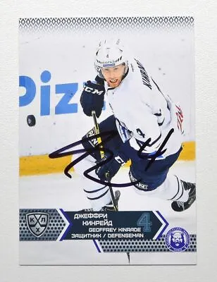 2015-16 KHL Medvescak Zagreb #MDV-004 Geoffrey Kinrade Autograph (ver.1) • $1.99