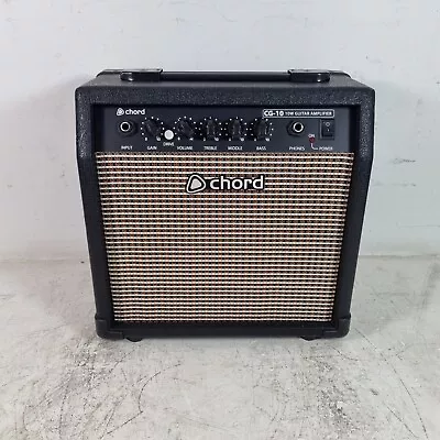 Chord CG-10 Practice Guitar Amplifier 10W - Black Tested And Working  • £44.99