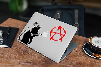 £4.19 • Buy Banksy Anarchy Rat Decal For Macbook Pro Sticker Vinyl Laptop Mac Notebook Skin