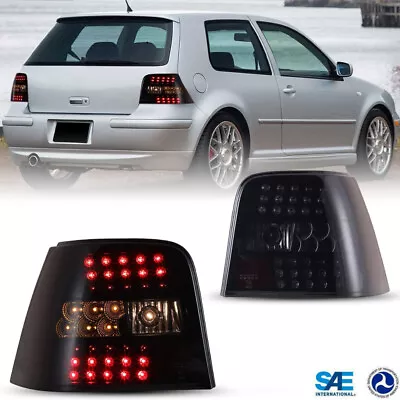 1999-2004 For VW Volkswagen Golf MK4/GTI LED Tail Lights Black Smoke Brake Lamps • $131.99