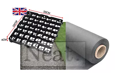 £32.99 • Buy 12 X Gravel/Grass Grid Paver Base Greenhouse Deck Path Turf Lawn Shed Garden