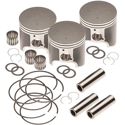 Triple Piston Kit For Yamaha GP XL XLT 1200 1200R Power Valve .50MM Over 80.4MM • $204.95