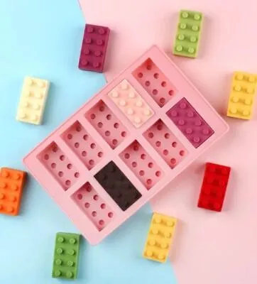 £2.69 • Buy Bricks Blocks Silicone Chocolate Bar Mould Cookies Fondant Ice Cube Candy Mold