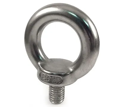 A4 316 Marine Grade Stainless Steel Lifting Eye Nuts / Bolts M6 M8 M10 M12 M16+ • £110.99