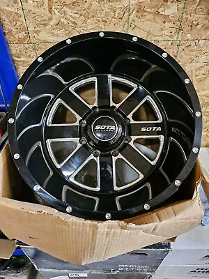 SOTA Offroad 569DM Awol  Death Metal Black 20x12  8x180 Chevy GMC 2500 HD • $325