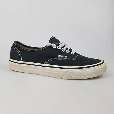 Men's VANS 'Authentic' Sz 7 US Black Canvas Skate Unisex | 3+ Extra 10% Off • $31.49