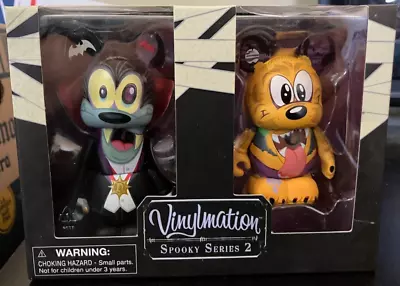 Disney Vinylmation Spooky Series 2 Goofy & Pluto 3  Limited Release NIB • $14