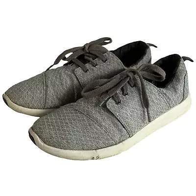 TOMS Men's Gray Lace Up Sneaker  • $21