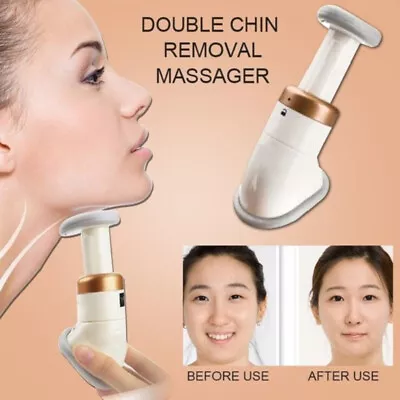 Chin Massage Neck Slimmer Neckline Exerciser Reduce Double Thin Wrinkle Remo*S0 • £6.34