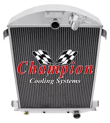 3 Row Western Champion Radiator For 1930 1931 Ford Model A Chevy Conversion • $244.79