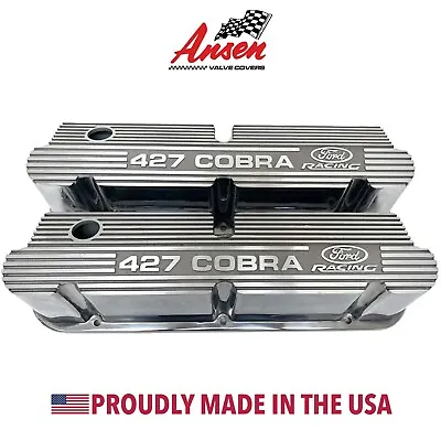 Ford Racing Pentroof 427 Cobra Valve Covers - Polished - NOS #M-6582-W427P • $325