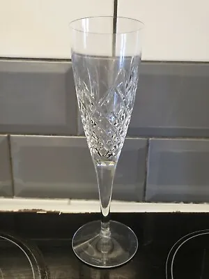 Edinburgh Crystal Champagne Flute. Signed. • £14