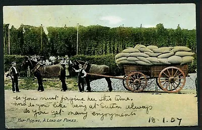 Hop Picking Kent - A Load Of Pokes P/u 1907 (R2140) • £6.50