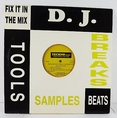 DJ Tools Techno Series Vol 2 Tech Encounter  To Fix It In The Mix  Vinyl Record • $17.05