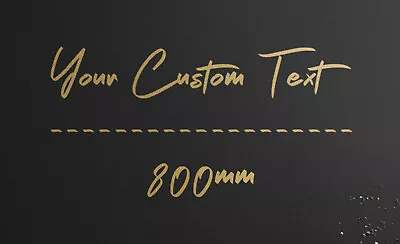 800mm Personalised Custom Car Boat Window Vinyl Cut Decal Lettering Text Sticker • $19.35