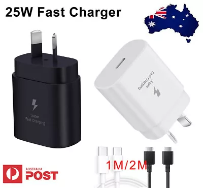 Genuine Original 25W Super FAST Wall Charger For Samsung Note S8/10/S20/S21/S22 • $9.26