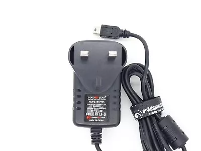 5V 5 Volt 1A 1000mA Mains AC-DC Adaptor Power Supply Charger To USB Mini B MiniB • £11.99