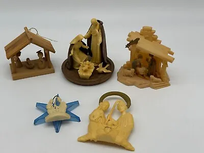 Vintage Nativity Holy Family Christmas Figures Italy / Hong Kong Lot • $19.99