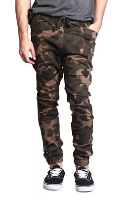 Victorious Men's Casual Cotton Joggers With Side Hip Pockets JG899 • $24.95