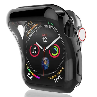 $6.64 • Buy Apple Watch Case Series SE 6 5 4 3 2 IWatch TPU Bumper Soft Case 38 40 42 44mm