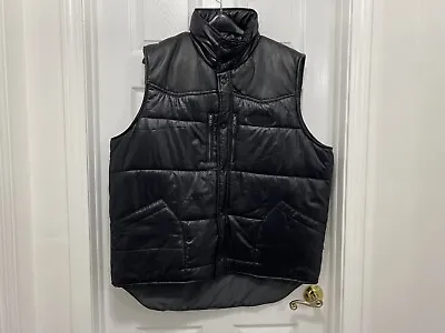 🛑RARE ✅Artful Dodger ✅Black ✅Zip Puffer Vest ✅Mens ✅4XL ✅INCREDIBLE Condition • $49.99