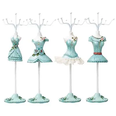 Lady Figure Holder Jewelry Display Stand With 7 Hook • £12.24