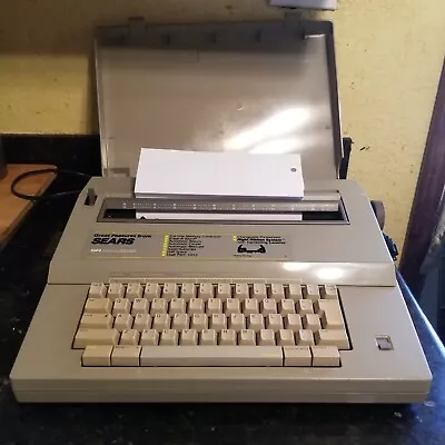 Vintage Sears Portable Electric Typewriter Sr1000 Series Model 5asa Working  • $23.30