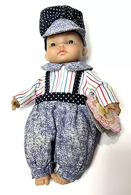 Vintage 1999 Uneeda Doll Co Precious Expressions Baby Boy Doll 7 1/2  - New • $14.97