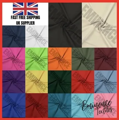 95% Cotton 5% Lycra Elastane Single Jersey Fabric Knitted Soft 200gsm 63  Wide  • £0.99