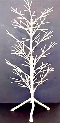 Vintage German Glittered Metal Christmas Tree. • $195