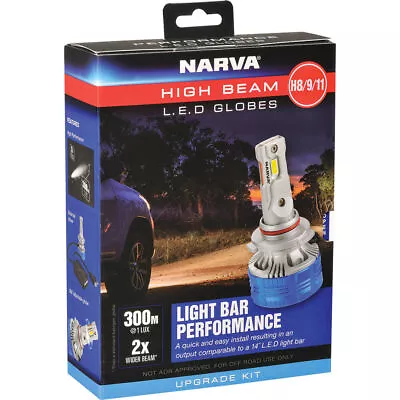Narva H8/H9/H11 12/24V Gen III High Beam LED Performance Globe Kit 18448H • $179.99