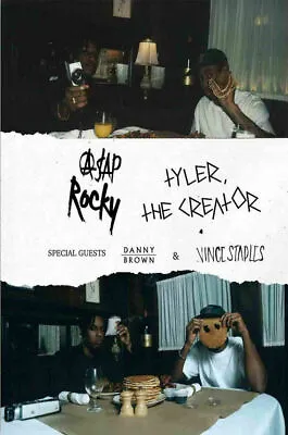 280797 Tyler The Creator And A$AP Rocky Funny Music Pop PRINT POSTER UK • £45.54