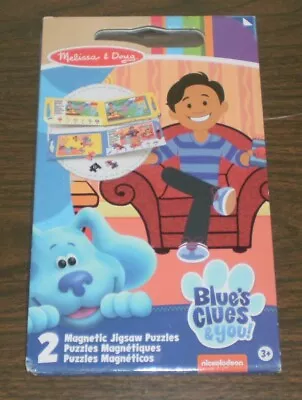 Melissa And Doug Blue's Clues & You - 2 Magnetic Jigsaw Puzzles • $2.25