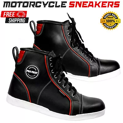 Motorbike Sneaker Shoes Motorcycle Boots Racing CE Sports Armoured For Bikers U • $55.94