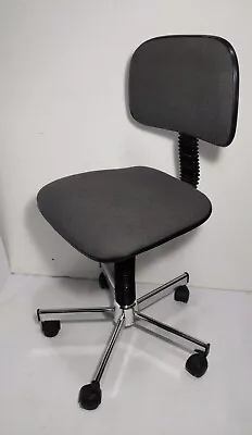 Vintage Mid Century Modern Swivel Rolling Ergonomic Task Office Chair - Italy • $153