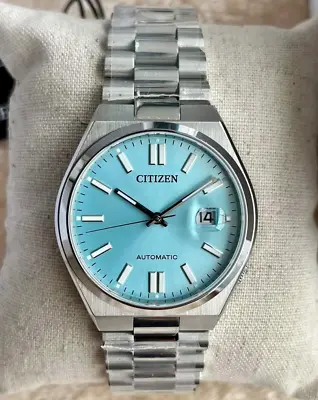 Citizen Tsuyosa Sapphire Crystal Automatic Turquoise Dial NJ0151-88M • $299.99